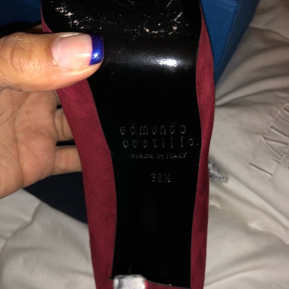 Edmundo Castillo Jo Suede Platform Pump - Picture 8 of 8